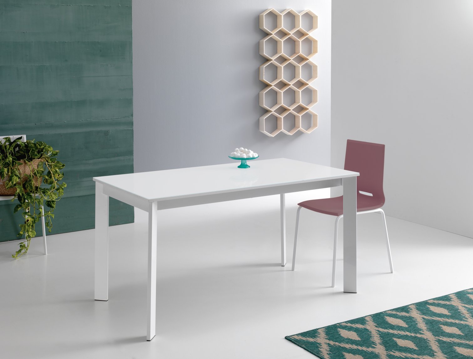 Pointhouse, Zen 140x80 cm Extendable table