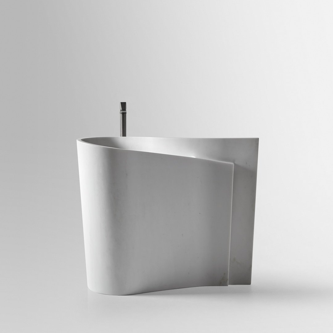 antoniolupi, Wave Washbasin 103x45 cm