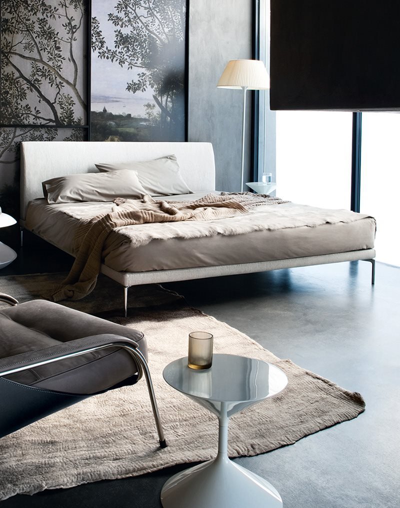Zanotta, Talamo Bed for mattress 180x200 cm