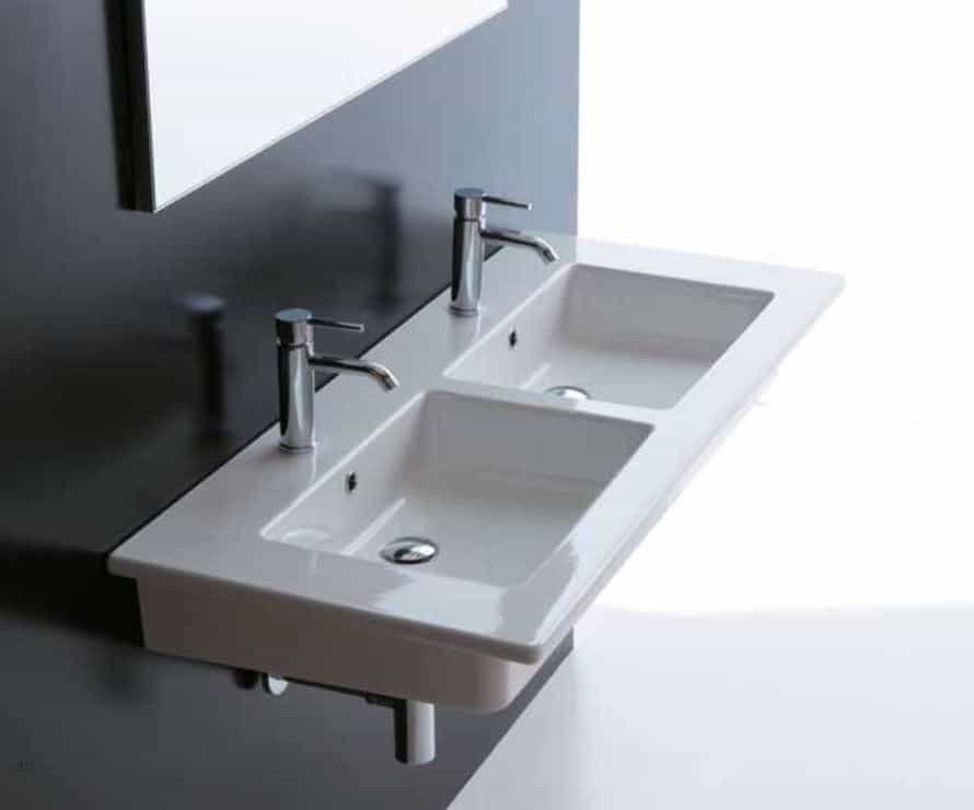 Galassia, Plus Design Double wasbasin L 121 cm