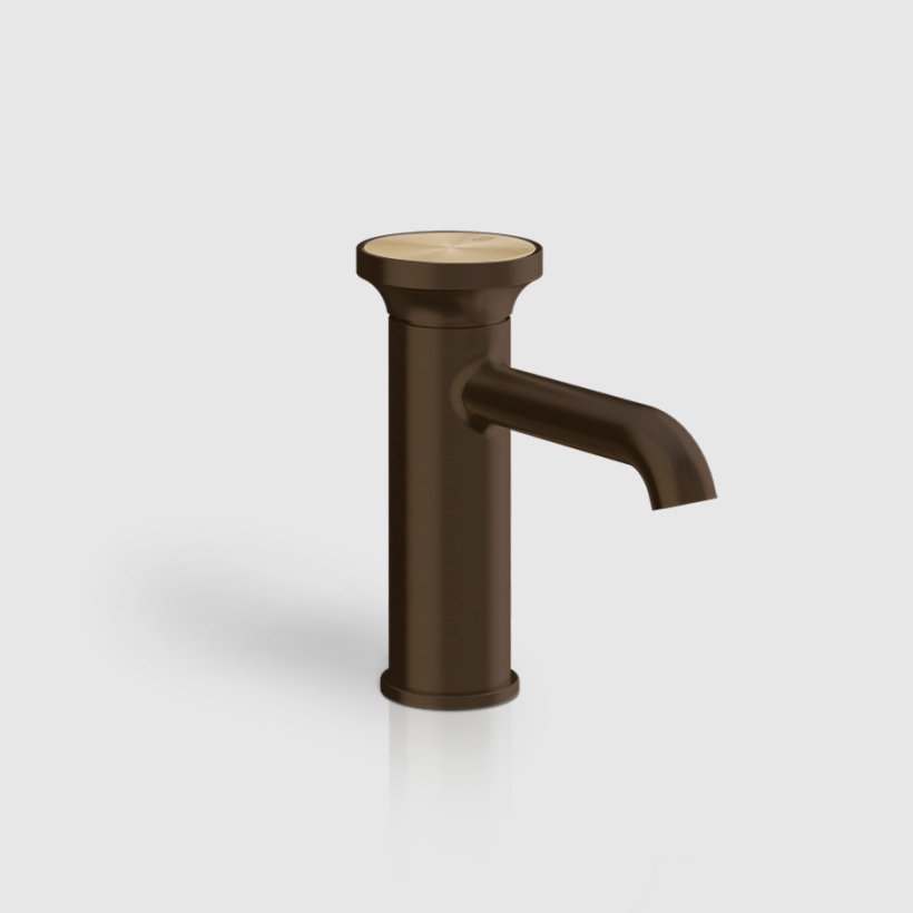 Gessi, Origini Washbasin mixer Dark Bronze + Matte Cipria