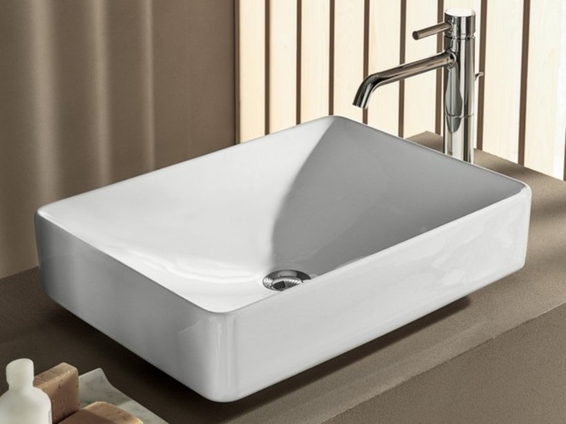 Geberit, VariForm Countertop basin 55x40 cm