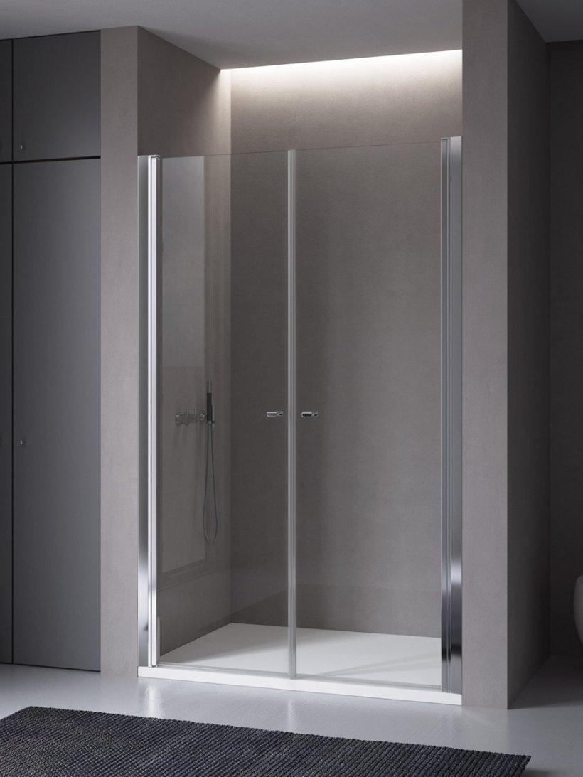 Calibe, Palau Two-doored shower cubicle 91 cm