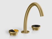 Gessi, Origin Washbasin mixer Brass + Accent