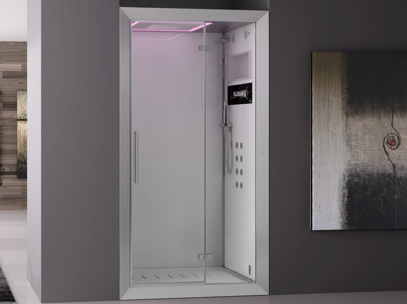 Jacuzzi, Frame 100 Shower cubicle hydro-hammam 100x75 cm 