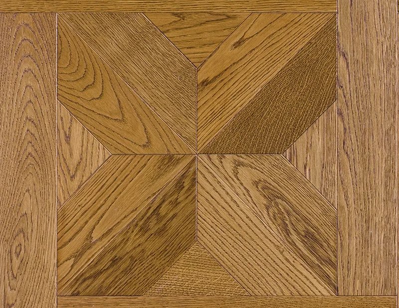 Woodco, Signature Quadrotte Rovere Cuoio Parquet 