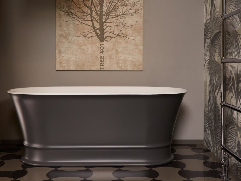 Disenia, Dekò Bathtub 160x78,5 cm Traffic Gray 